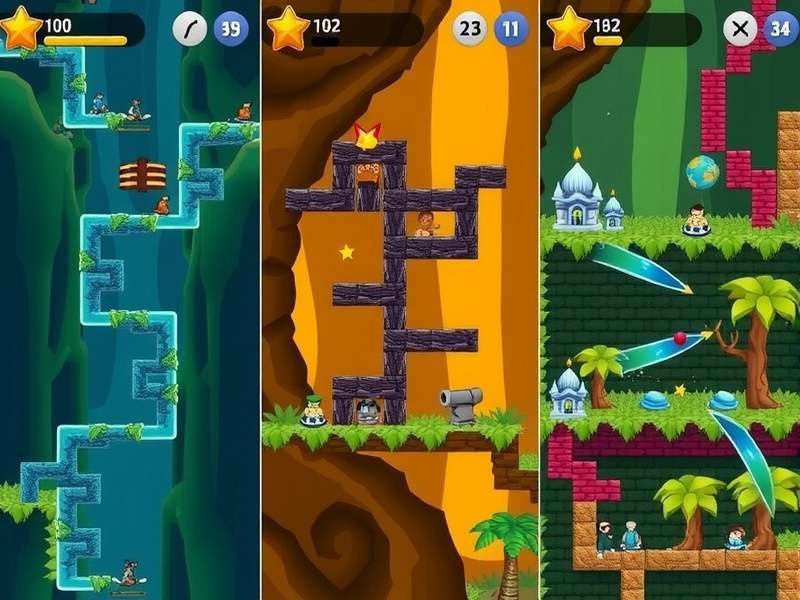 Indore Innovative Incline level progression showing different environments